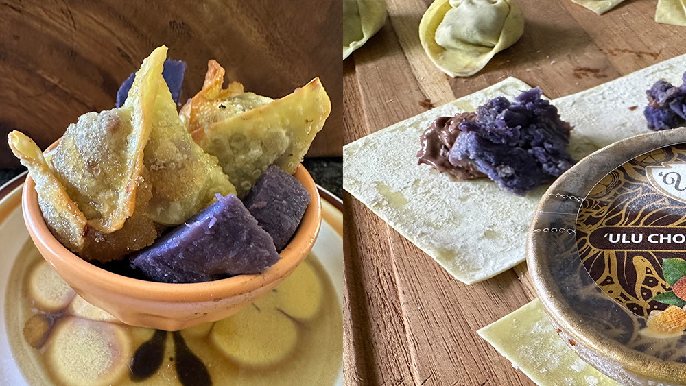 ʻUlu & ʻUala Chocolate Wontons