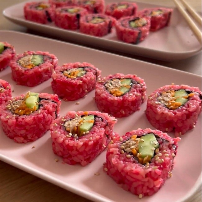 Image of Pink Barbie Sushi