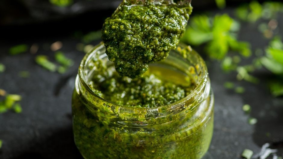 Image of Nonna's Olive Pate and Parsley Sauce