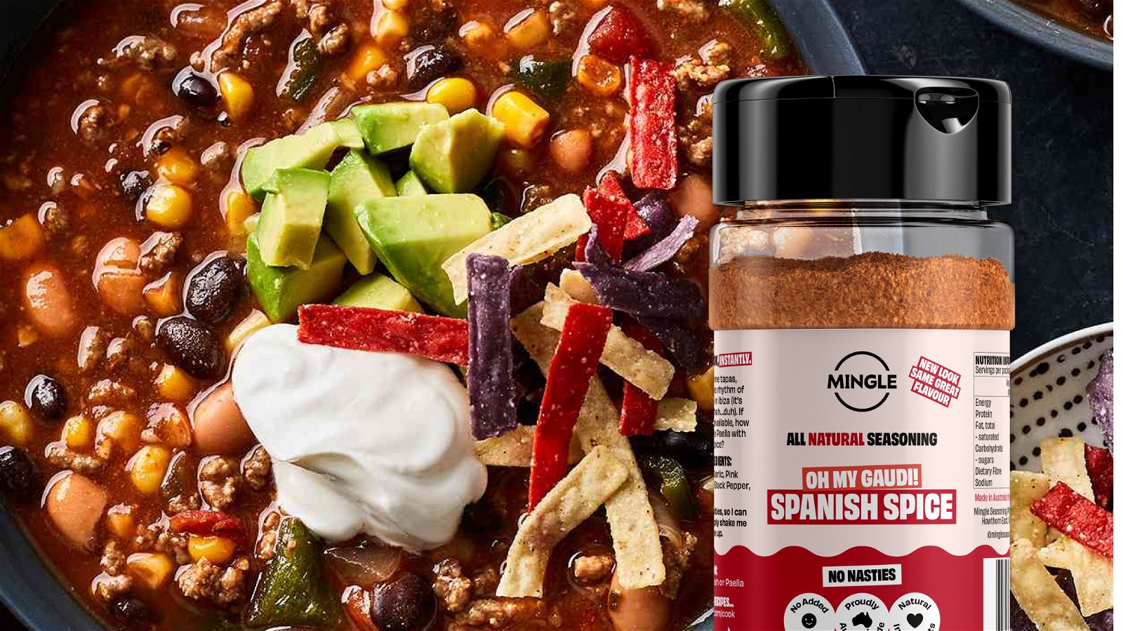 Mingle&#39;s Spanish Style Beef And Bean Soup-image