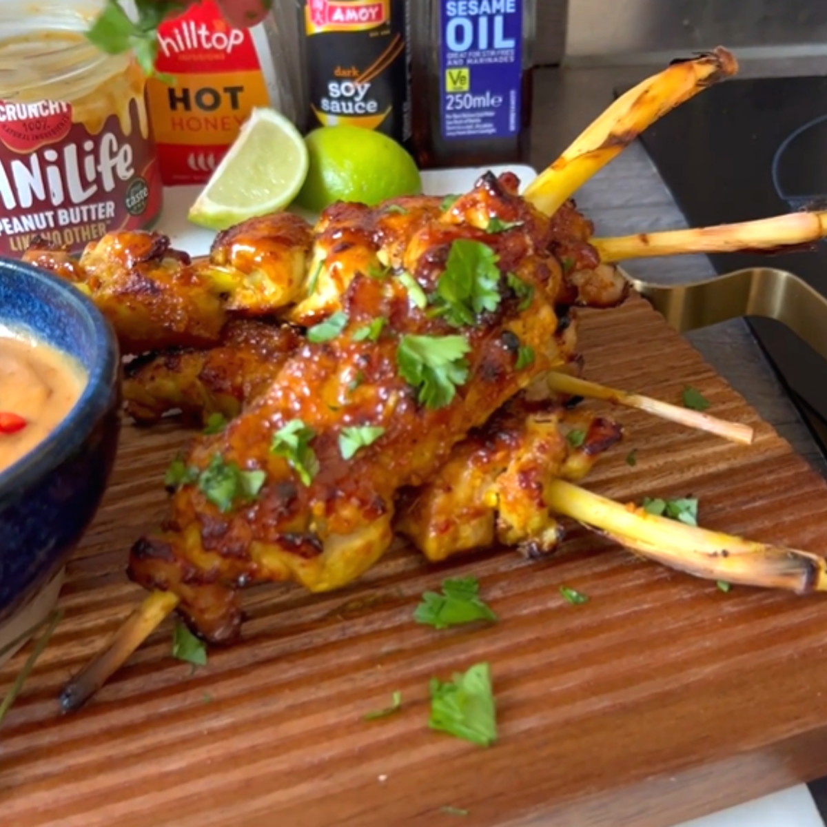 Lemongrass & Chicken Skewers