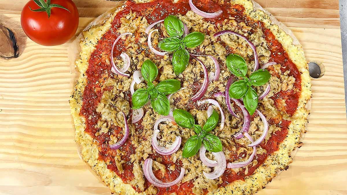 Image of Low Carb Blumenkohlpizza