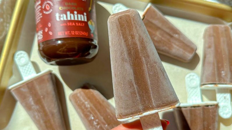 Image of Chocolate Tahini Fudgesicles 