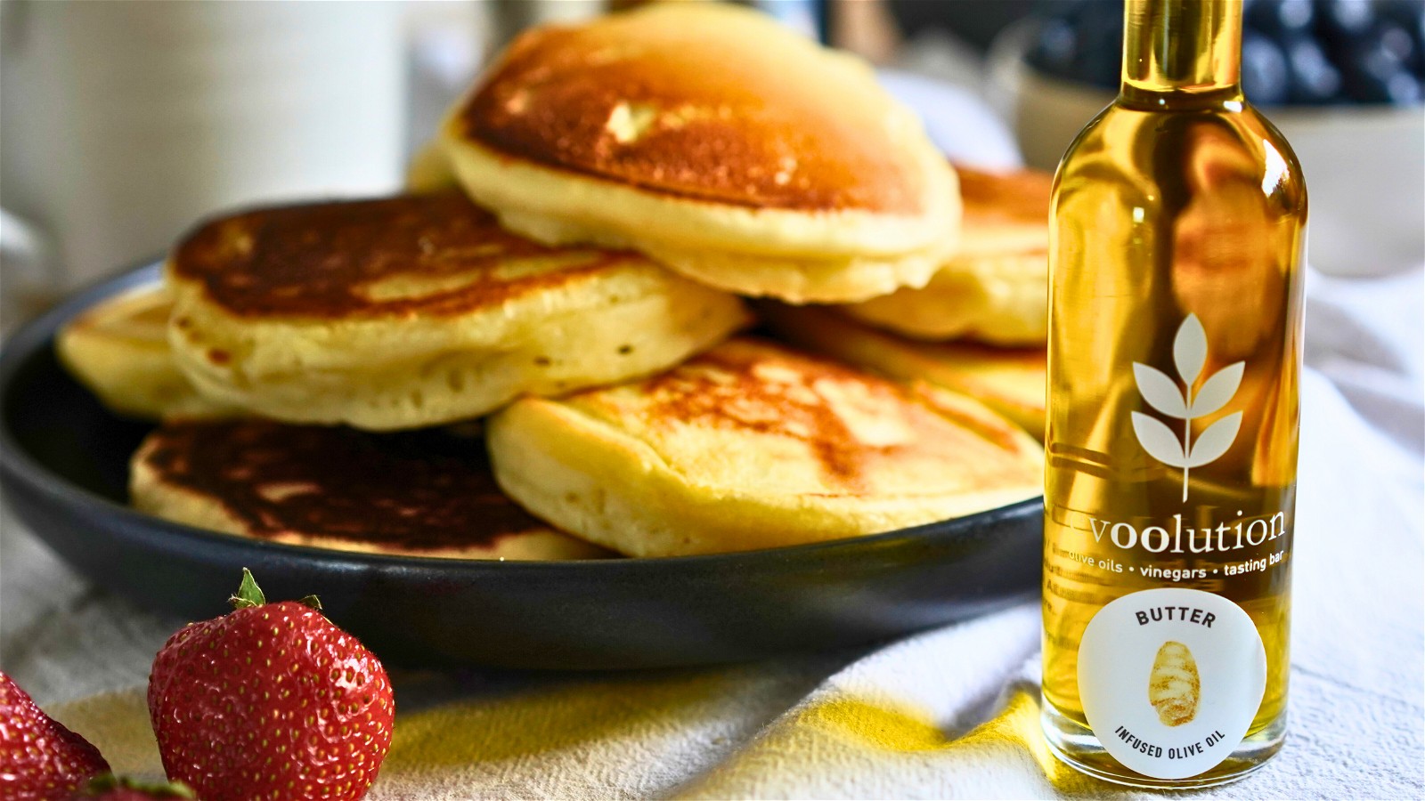 Image of Butter Olive Oil Pancakes