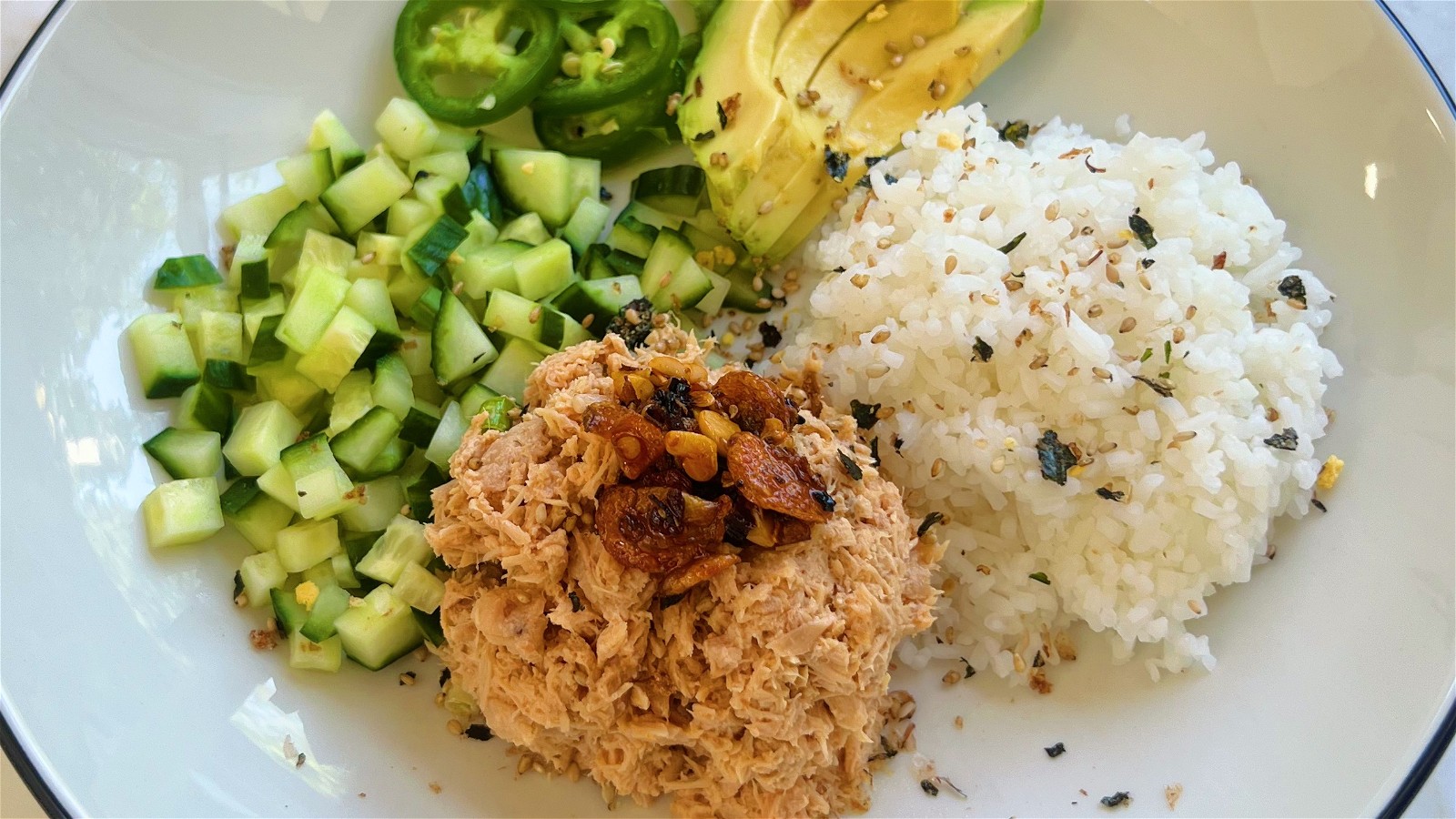 Image of Simple Tuna Rice Bowl