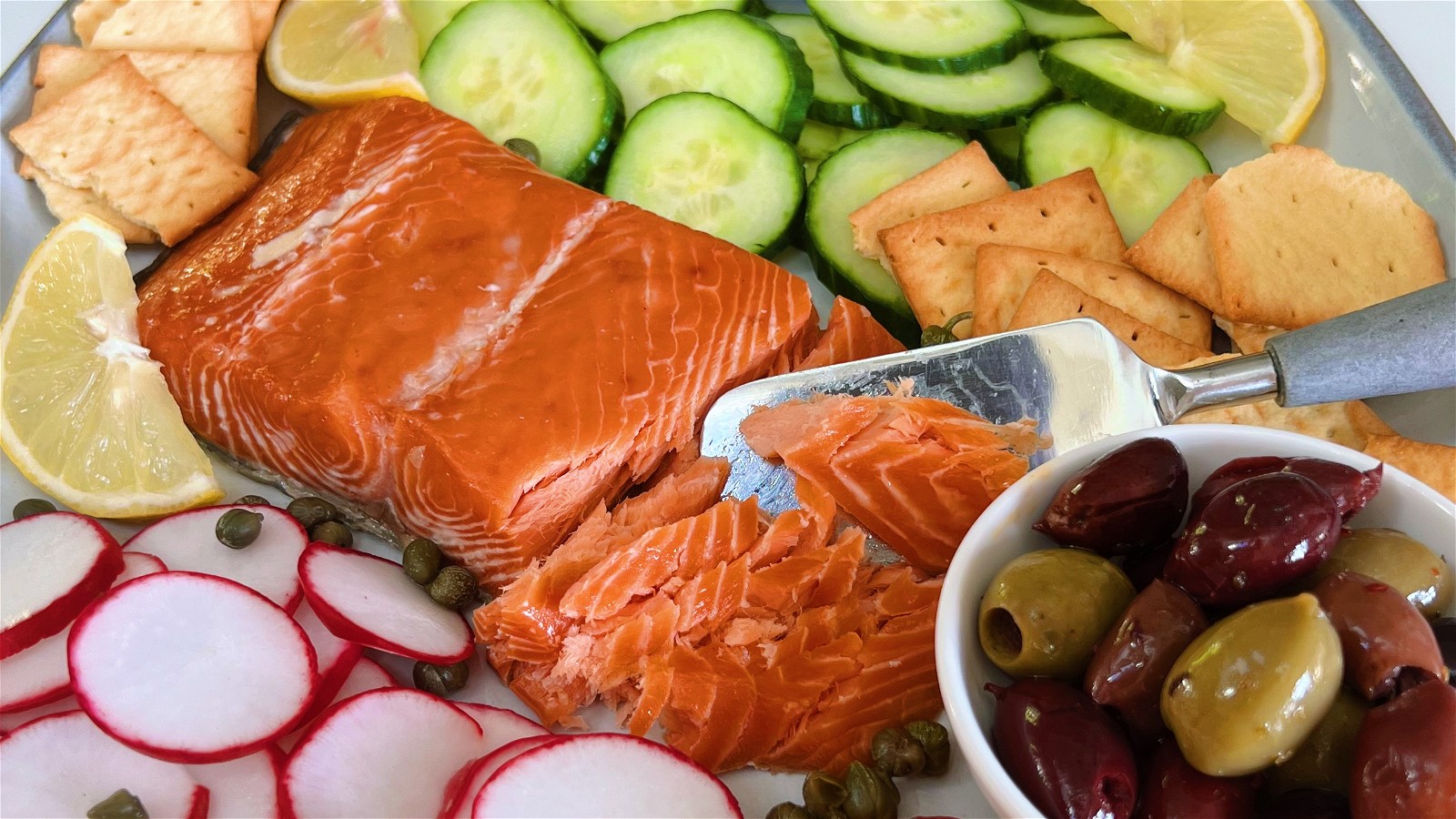 Image of Smoked Salmon Seacuterie Board