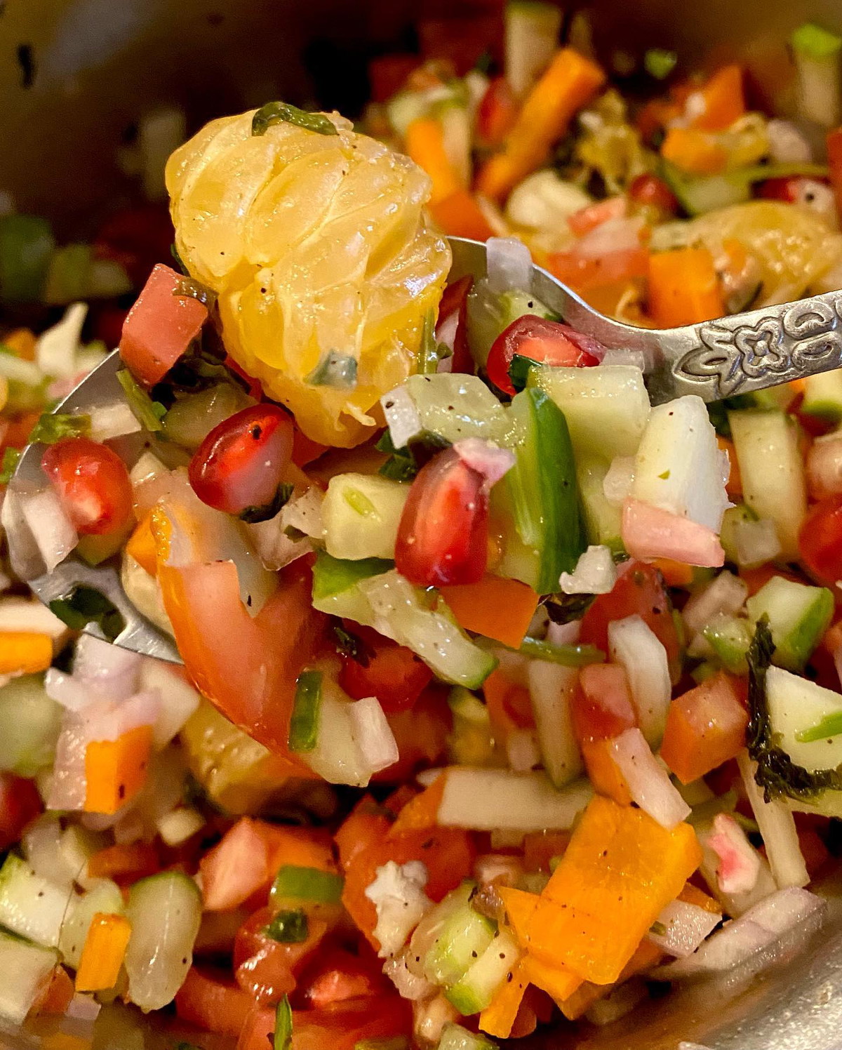 Easy, zero oil Salad