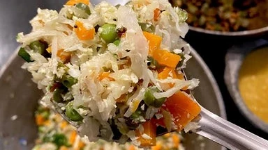 Image of Easy Mixed veggie thoran using microwave 