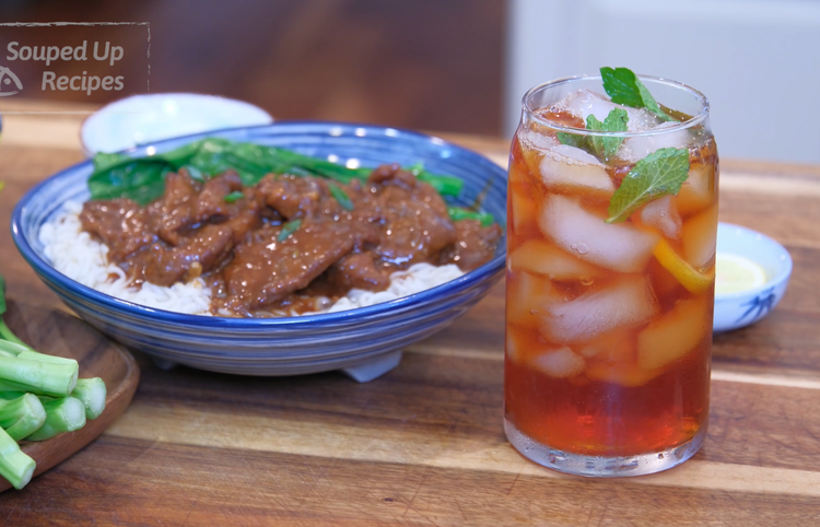 Image of Before eating, make yourself a cup of lemon ice tea, as it is the standard of cha chaan teng catering experience.