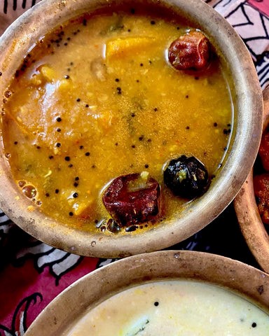 Mixed Veggie Poricha Kuzhambu
