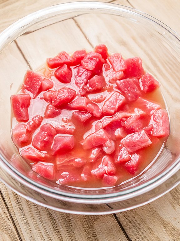 Image of Refrigerate for 20-30 minutes, until tuna is firm and opaque....