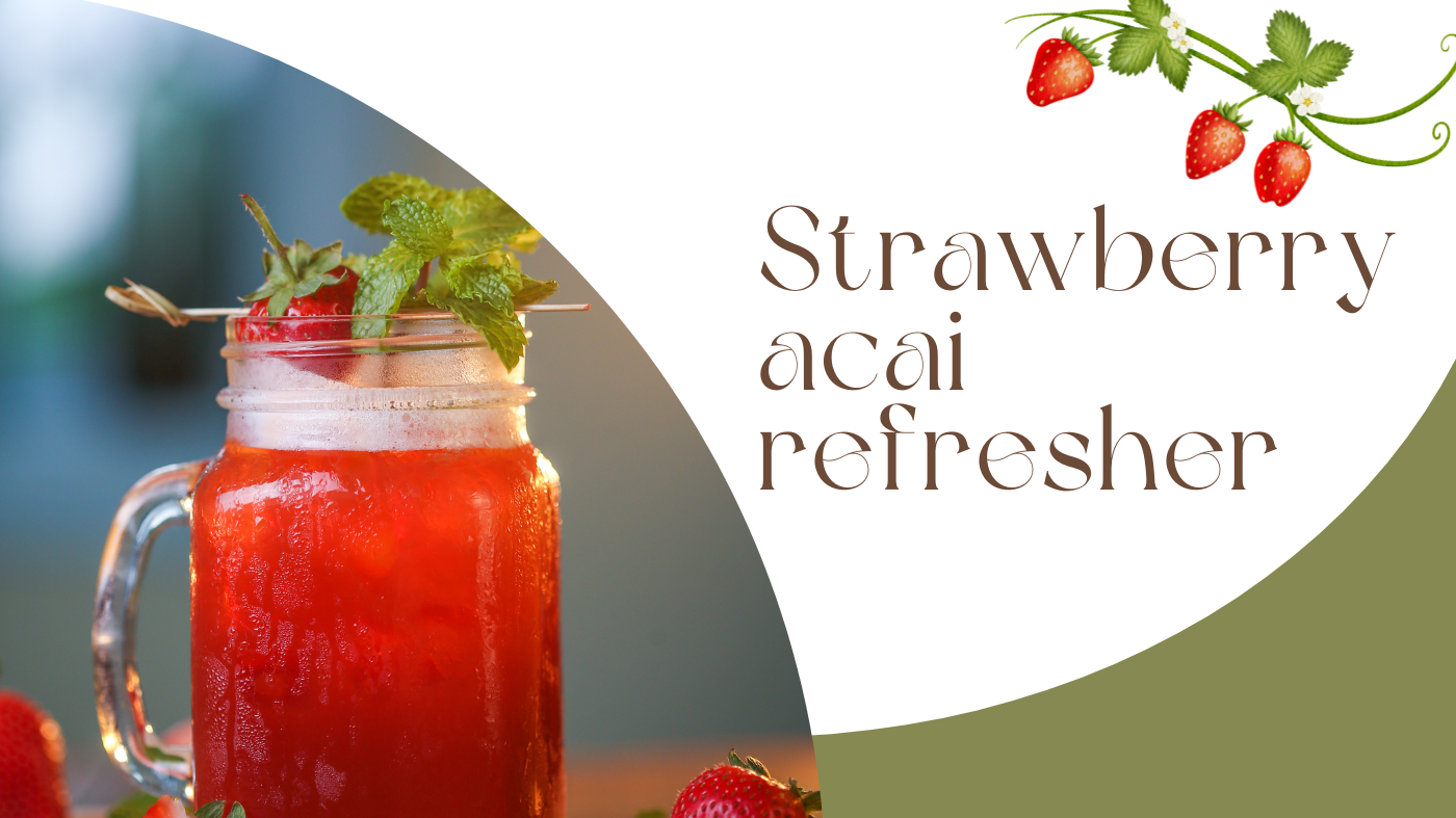 Image of Strawberry acai refresher