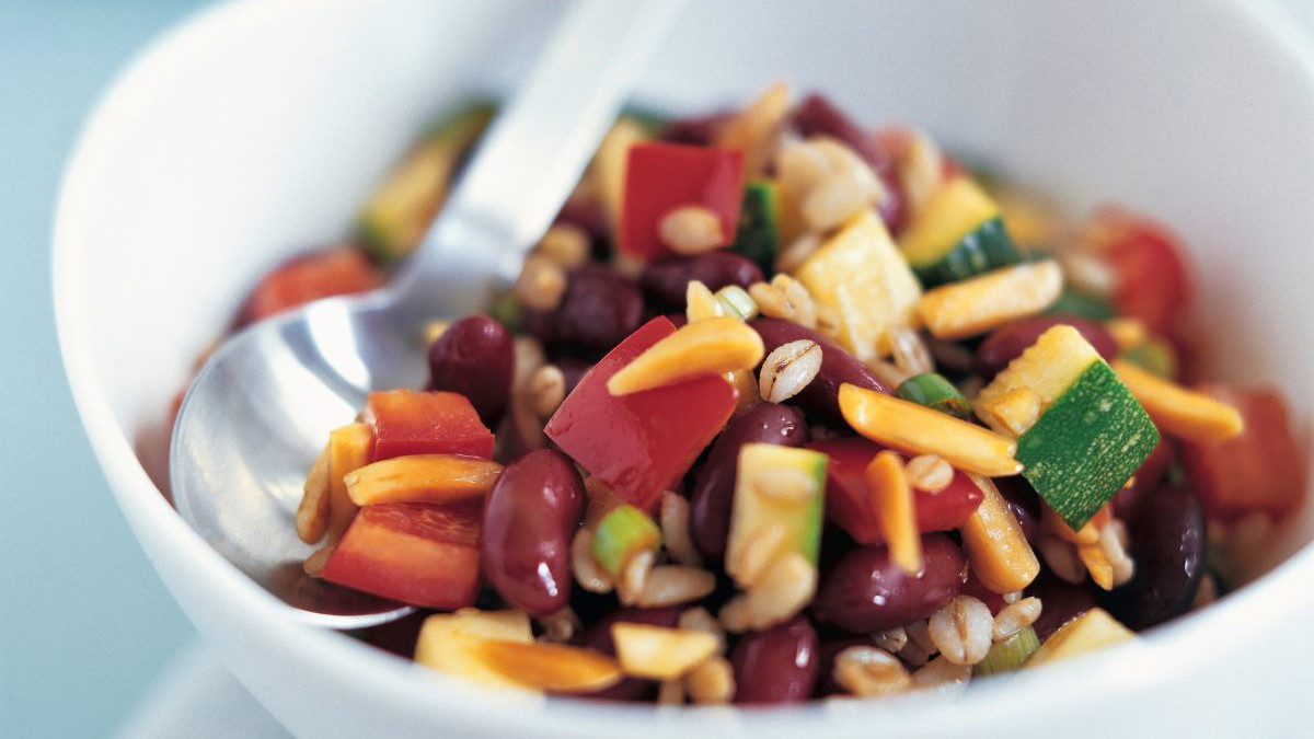 Image of Barley and Almond Salad