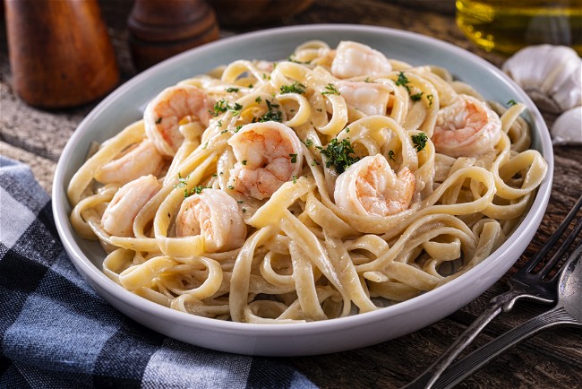 Image of Lemon Pepper Shrimp Pasta