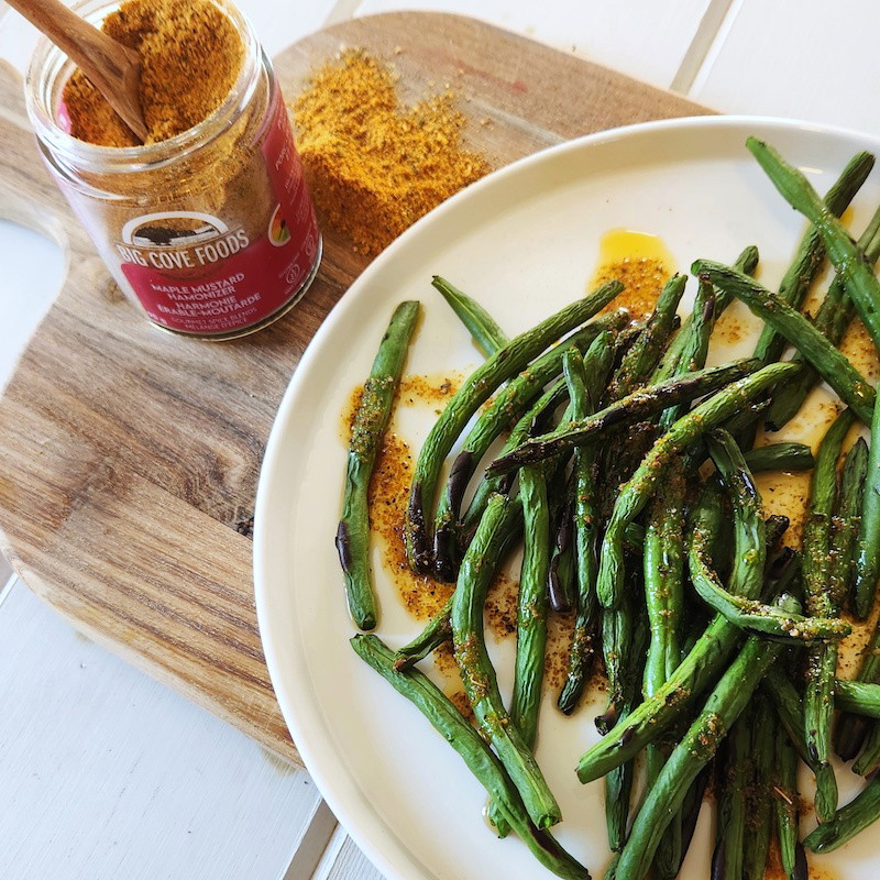 BBQ'D Green Beans in Butter Sauce