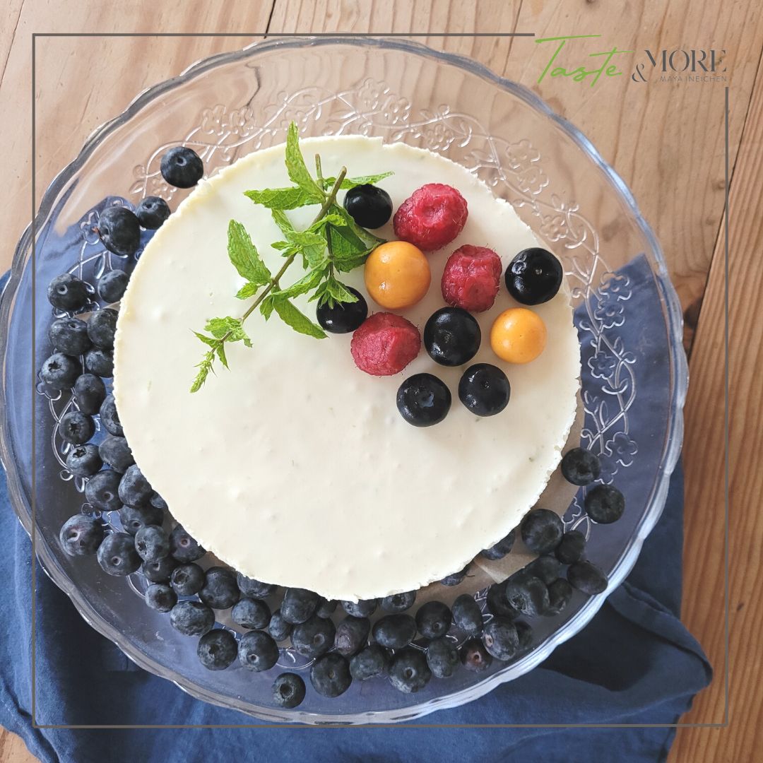 Quarkkuchen mit Heidelbeeren – Taste and More