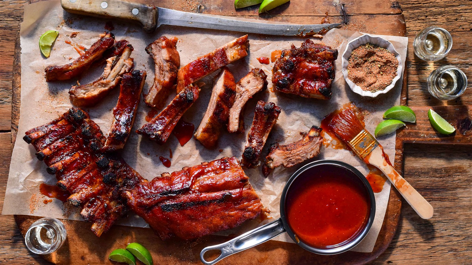 Image of Tequila-Lime BBQ Ribs