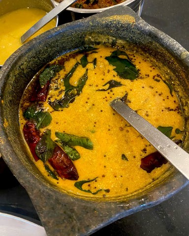 Mambazha Mor Kootan (Ripe Mangoes in yoghurt gravy) – my version