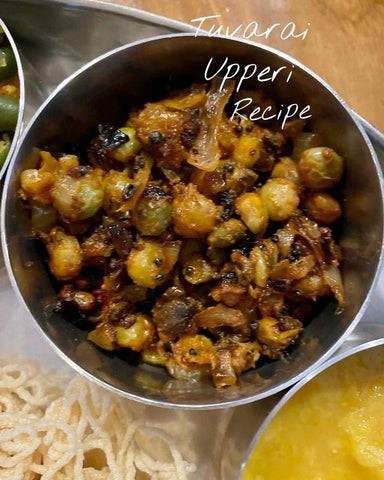 Raw Thuvarai Upperi - Fresh Pigeon Pea 