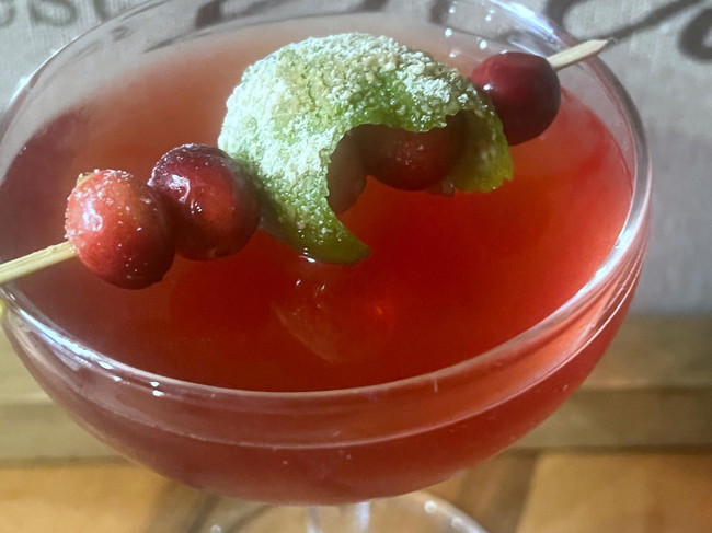 Image of Festive Cranberry Squeeze Cocktail