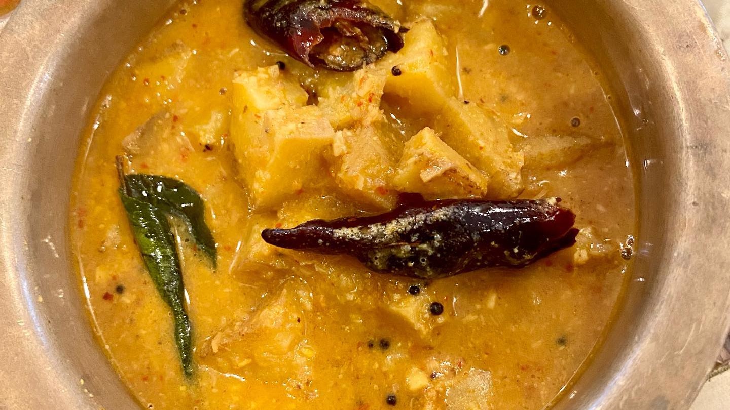 Image of Vazhakkai Erisseri - A Kerala Dish 