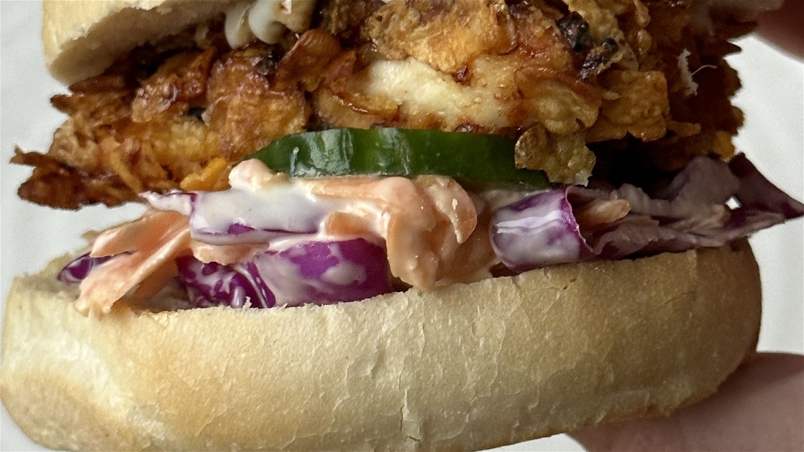 Image of Mingle's Super Simple Swicy Korean BBQ Chicken Burger