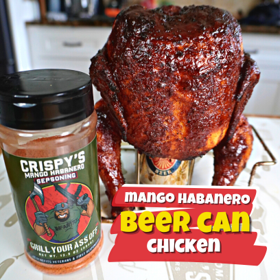 Image of Mango Habanero Beer Can Chicken