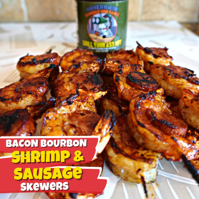 Image of BBQ Shrimp & Sausage Skewers