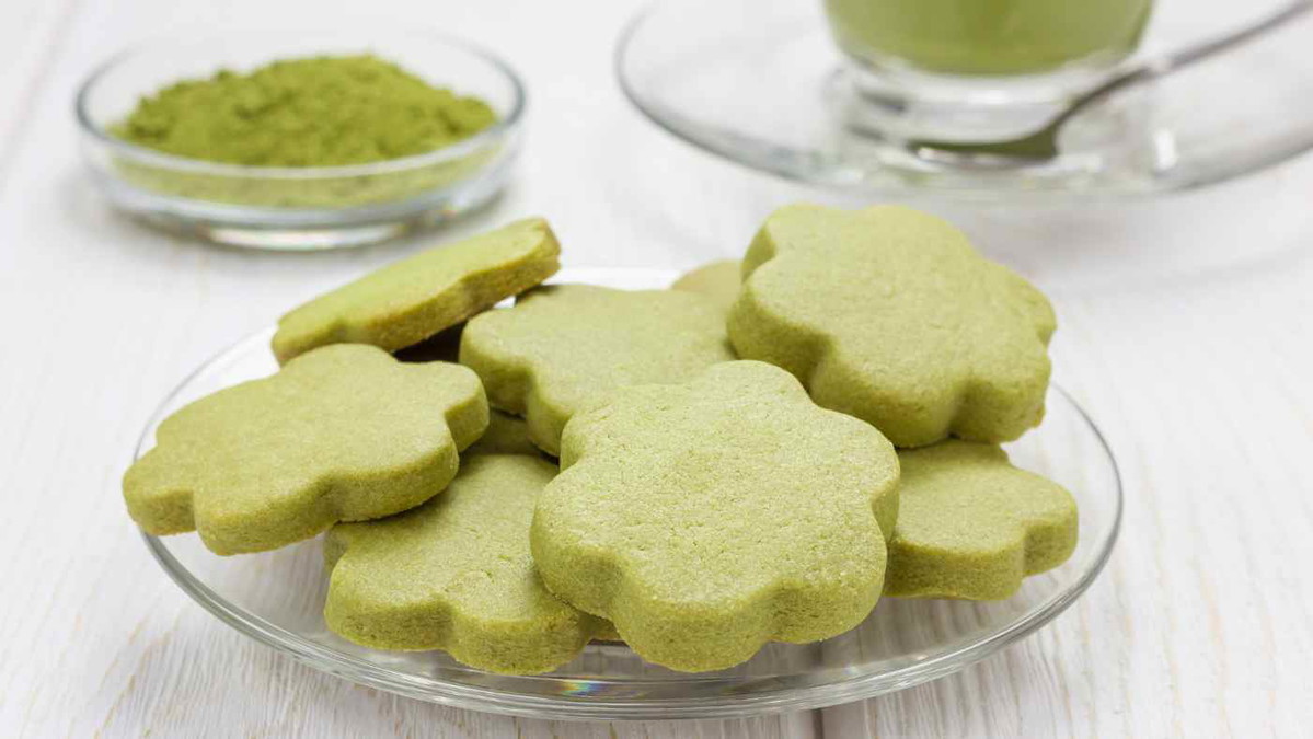 Matcha boterkoekjes