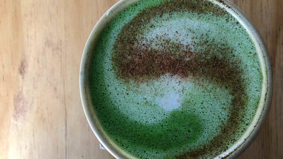 Brown Sugar Matcha Latte