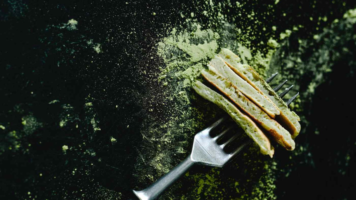 French toast Matcha