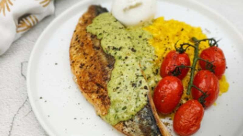 Image of Gegratineerde asperges met zalm