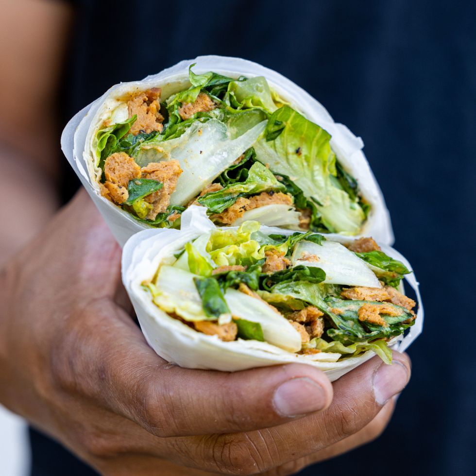 Pulled BVQ Caesar Wrap 