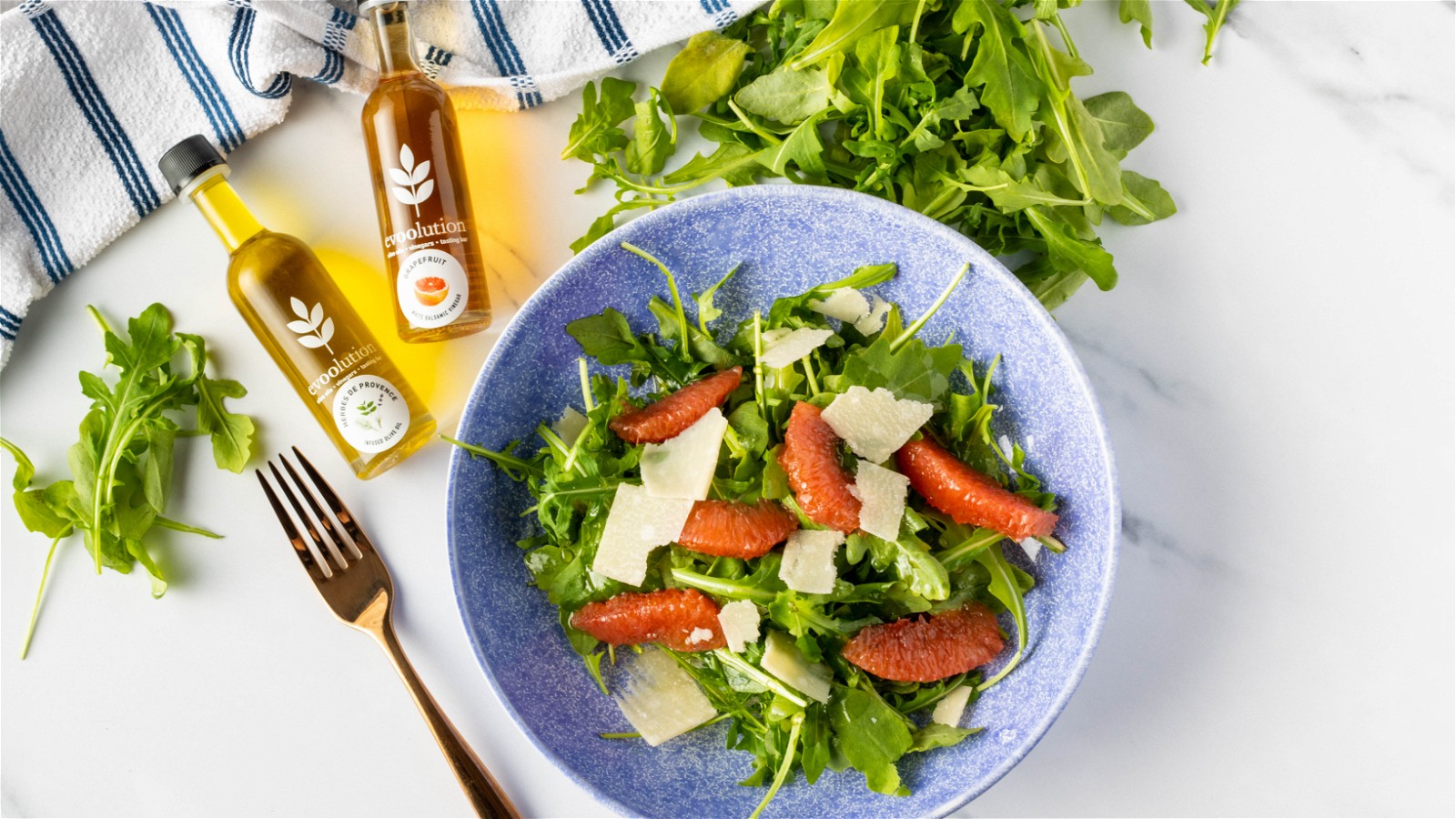 Image of Arugula Salad with Grapefruit and Parmesan