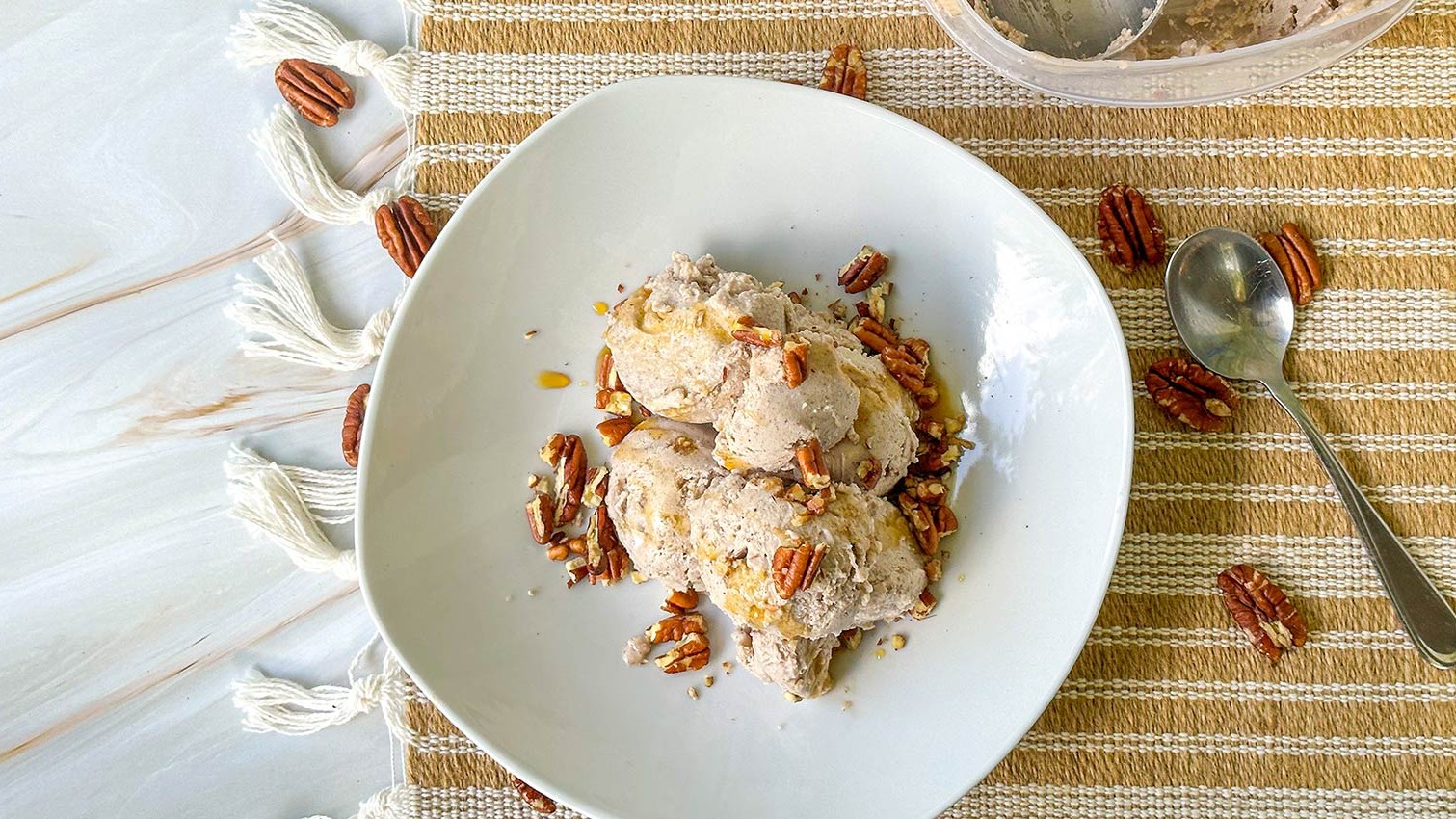 Image of Maple Pecan butter Ice Cream | Vegan, Gluten-free