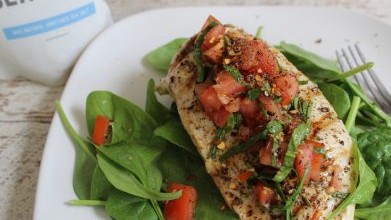 Image of Grilled Bruschetta Chicken Salad