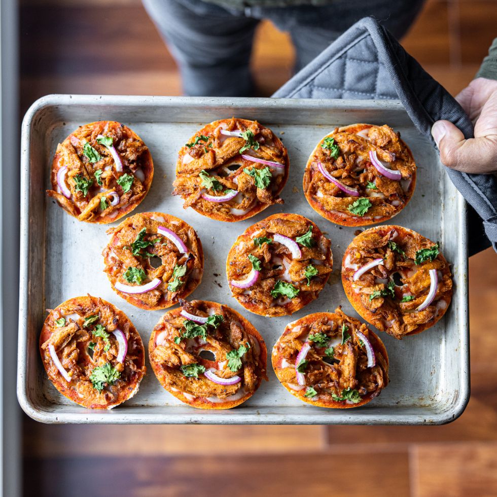 Pulled BVQ Pizza Bagel Bites