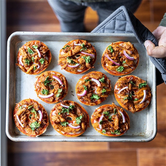 Barvecue Pizza Bagel Bites