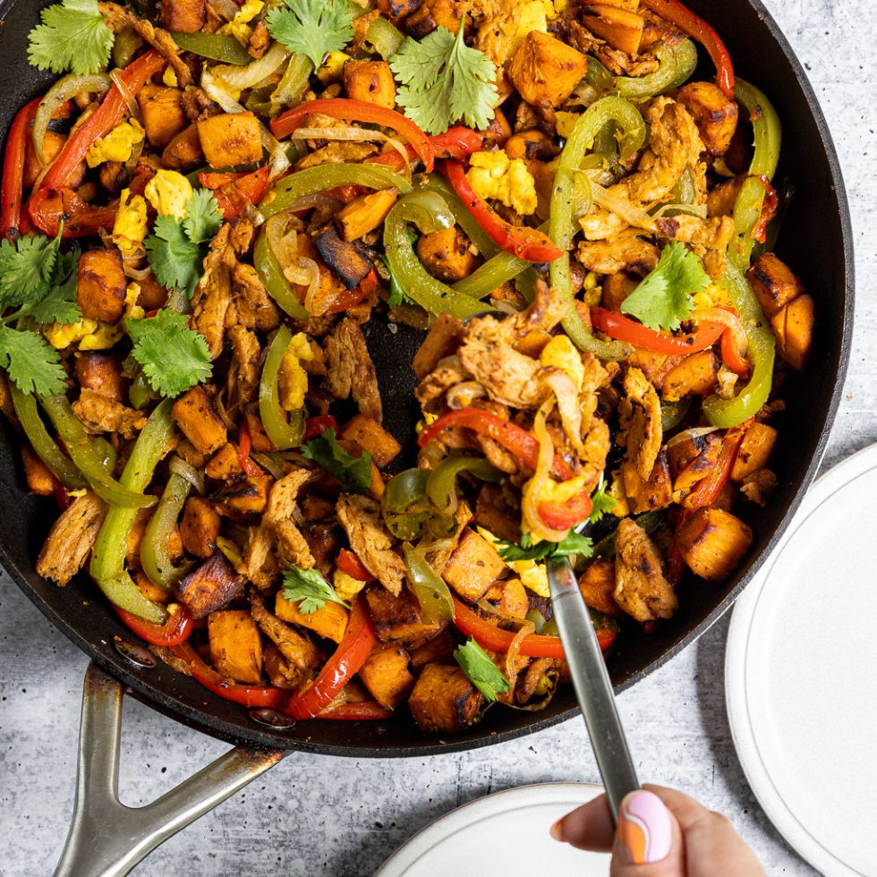 Carnitas Sweet Potato Hash  