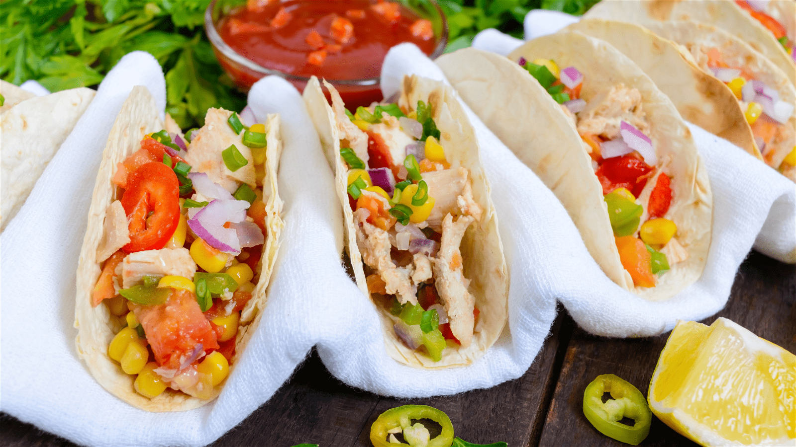 Image of Air fryer Veggie Tacos