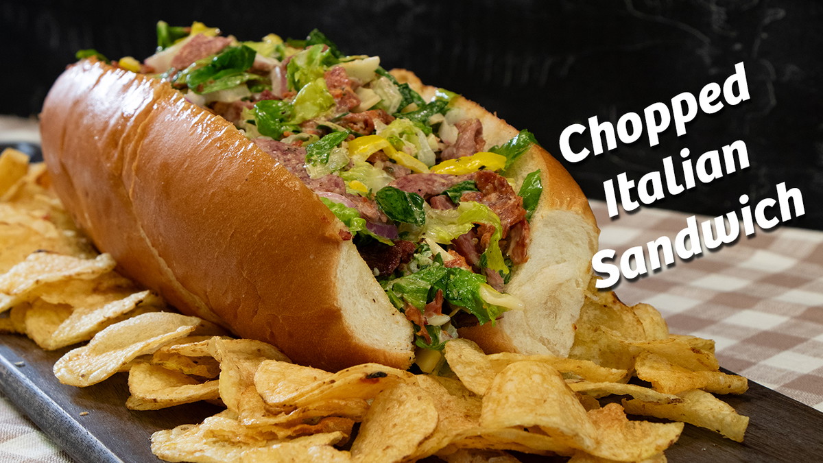 Halal Chopped Italian Sandwich (viral Tiktok trend)