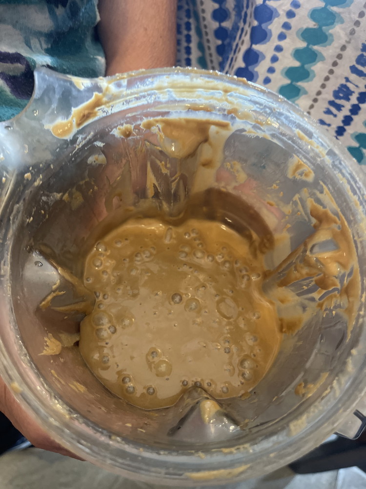 Image of Blend on medium until batter is well incorporated (It will be runnier than normal muffin batter so don't worry).