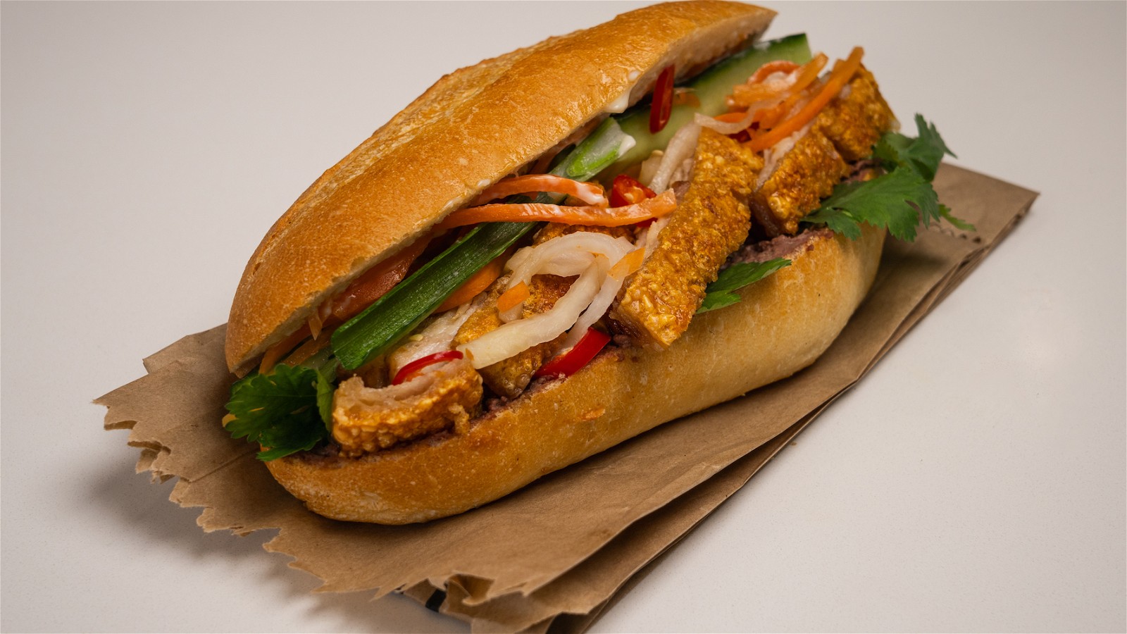 Image of Roast pork bánh mì