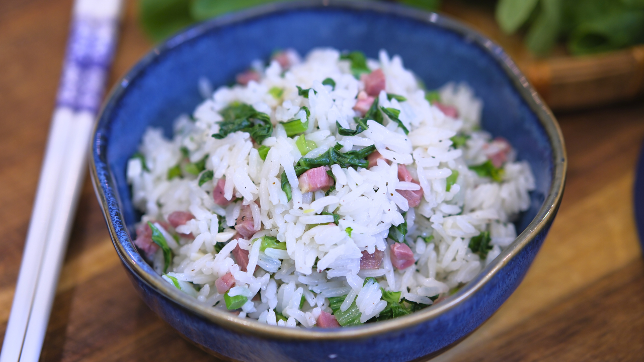 Image of Shanghai Vegetable Rice Recipe (上海菜饭)