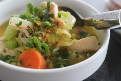 CHICKEN AND LEEK STEW