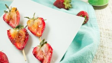 Image of MANGO CHIPOTLE GRILLED STRAWBERRIES