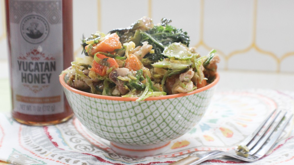 Image of BRUSSELS SPROUT SALAD WITH HONEY VINAIGRETTE
