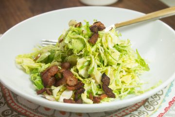 BACON AND BRUSSELS SPROUT SALAD