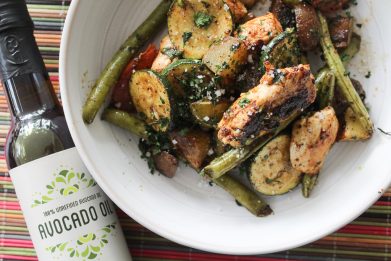 OVEN ROASTED CHICKEN AND VEGGIES