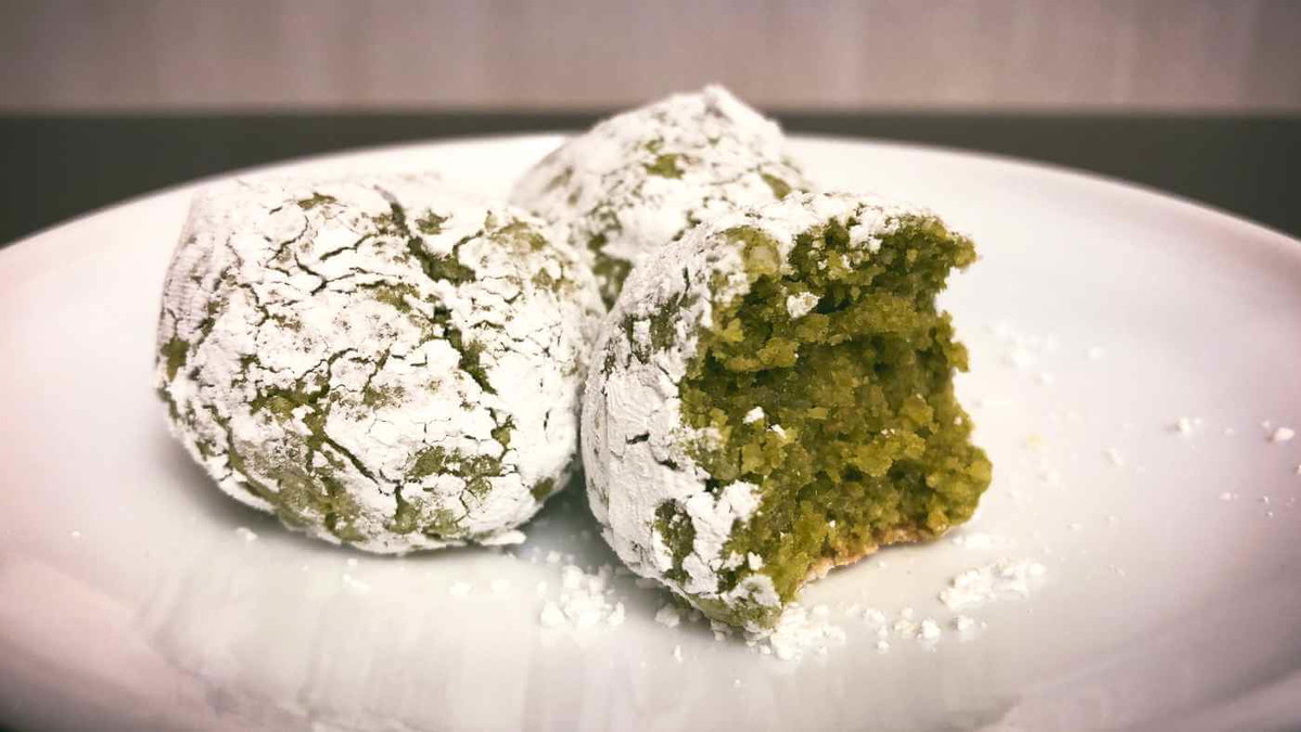 Biscotti mochi Matcha